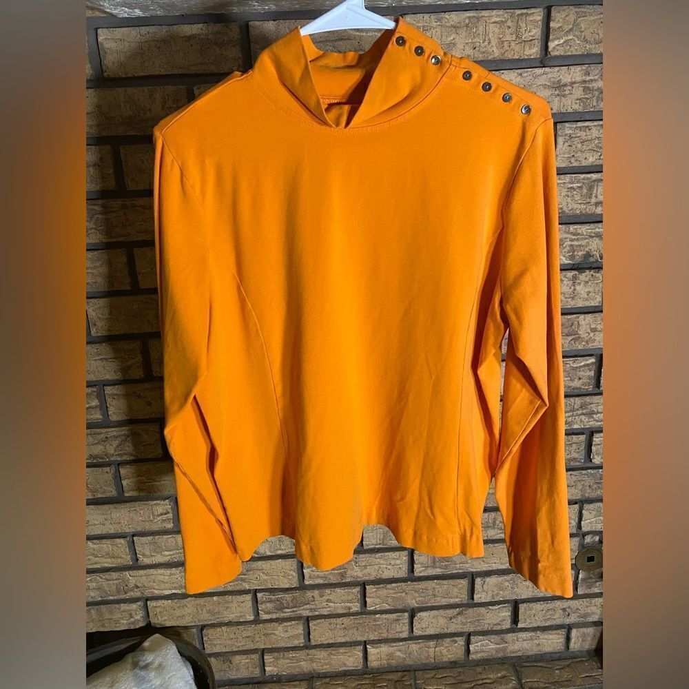 Eddie Bauer orange long sleeve‎